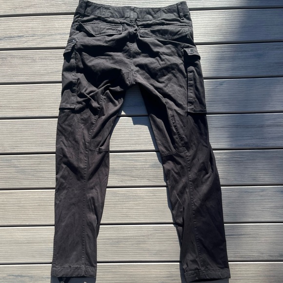 G-Star Raw; Men's Black; Regular/Tapered 3D Cargo Pants; Many Pockets; 33/34 - Picture 11 of 11